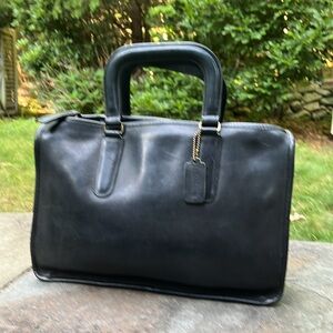 Coach Vintage New York Bonnie Cashin Slim Satchel Black 9425